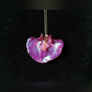 Elegant Purple Orchid Hairclip